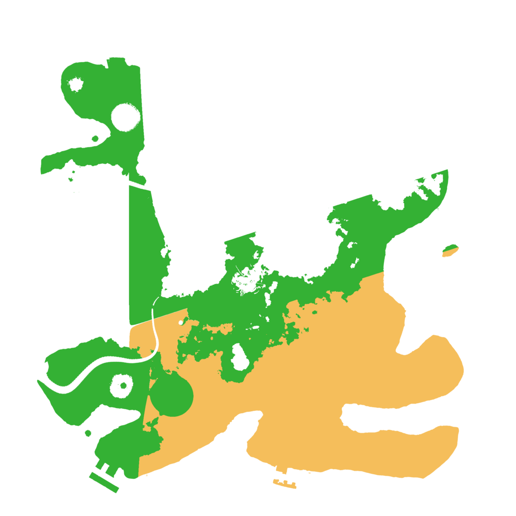 Biome Rust Map: Procedural Map, Size: 3300, Seed: 1542993037