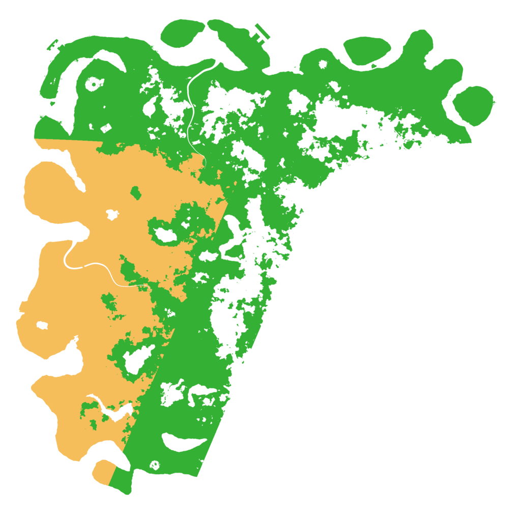 Biome Rust Map: Procedural Map, Size: 5500, Seed: 645166054