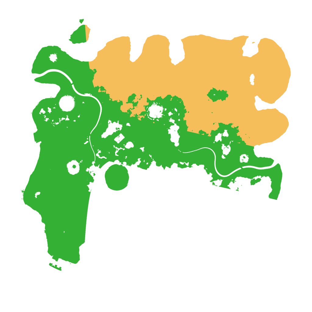 Biome Rust Map: Procedural Map, Size: 3500, Seed: 369285888