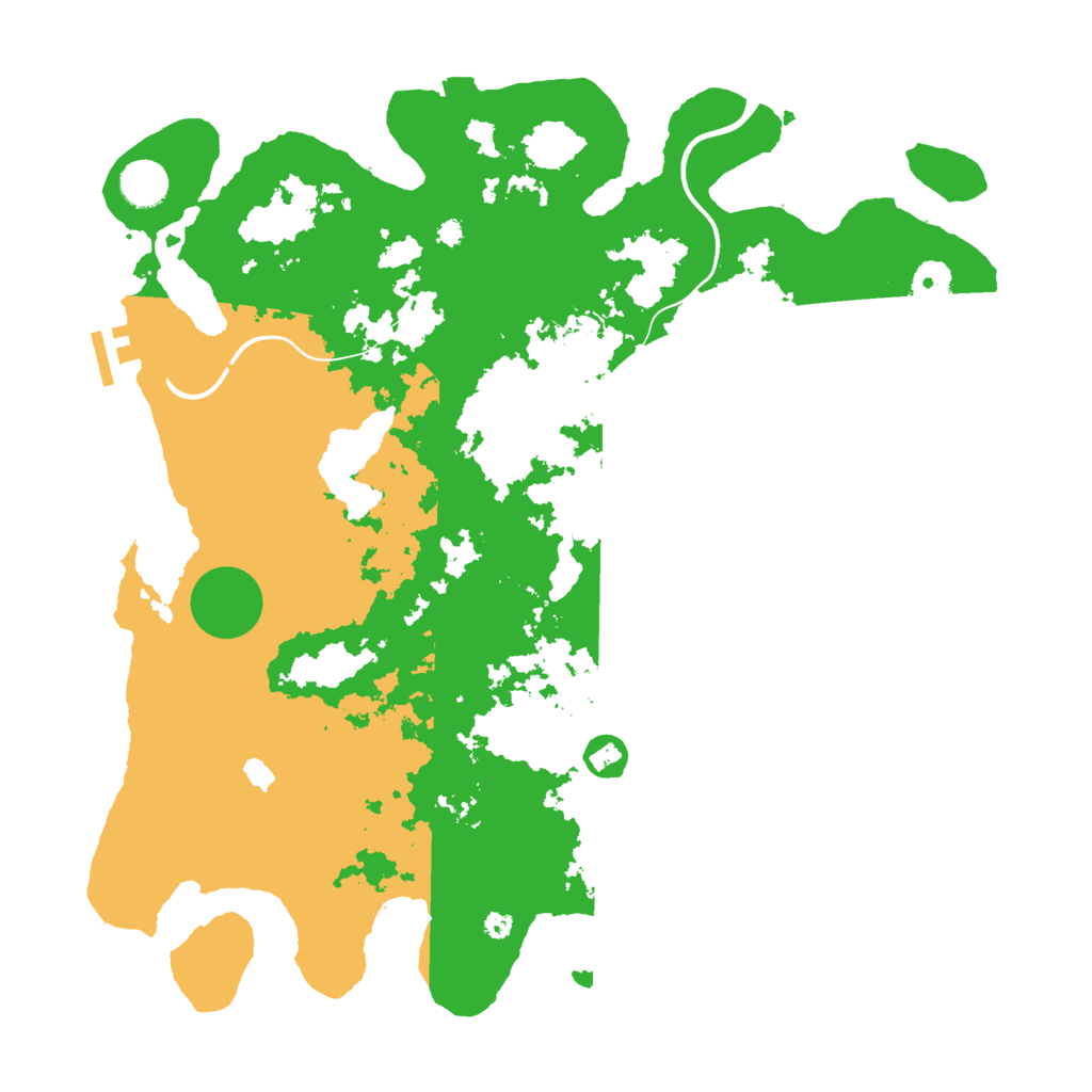 Biome Rust Map: Procedural Map, Size: 4000, Seed: 481982