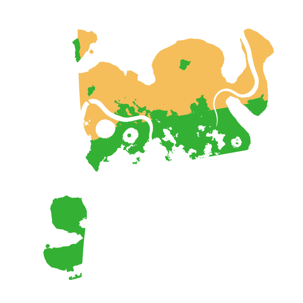 Biome Rust Map: Procedural Map, Size: 3000, Seed: 1112266879