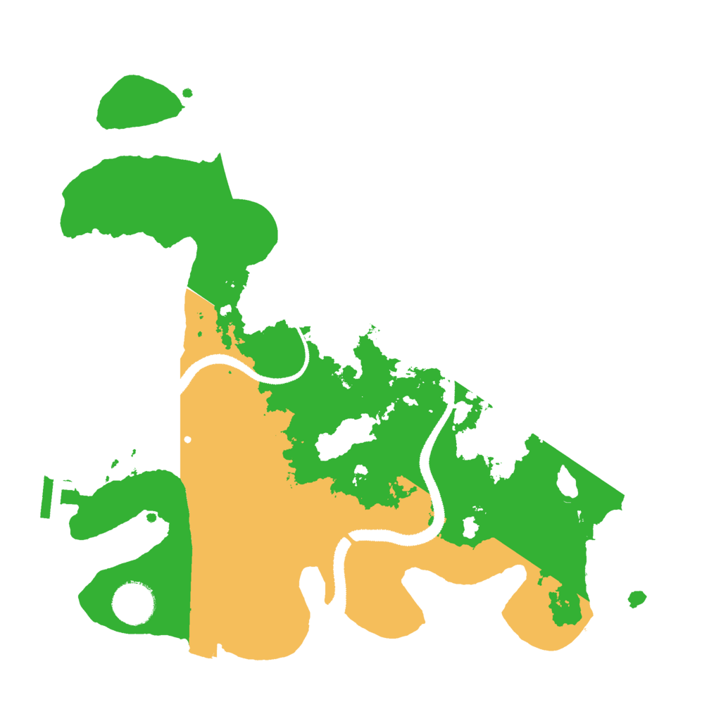 Biome Rust Map: Procedural Map, Size: 3000, Seed: 1836197951
