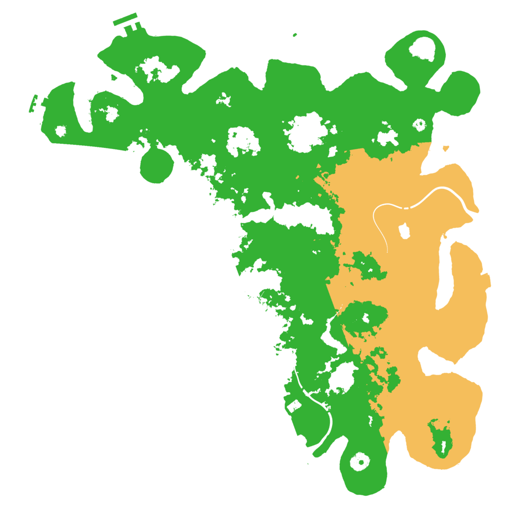 Biome Rust Map: Procedural Map, Size: 4250, Seed: 96456743