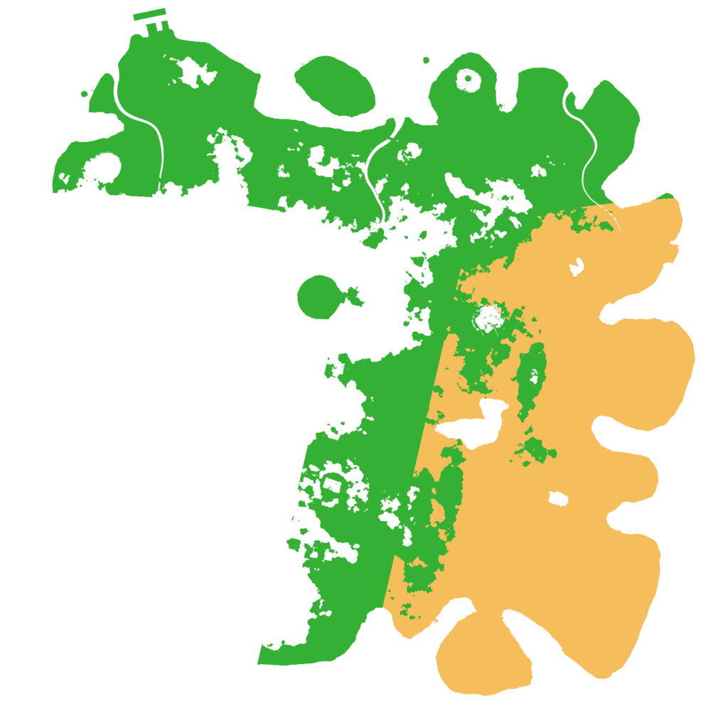 Biome Rust Map: Procedural Map, Size: 4500, Seed: 154648946