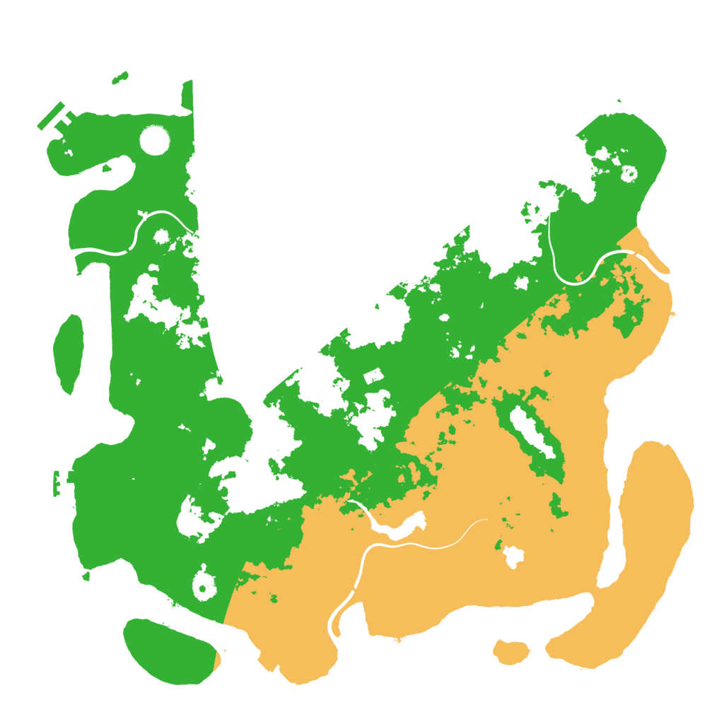 Biome Rust Map: Procedural Map, Size: 4250, Seed: 1334014062