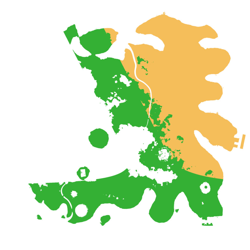 Biome Rust Map: Procedural Map, Size: 3500, Seed: 6122024