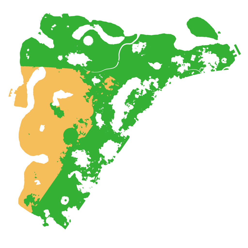 Biome Rust Map: Procedural Map, Size: 4500, Seed: 521479146