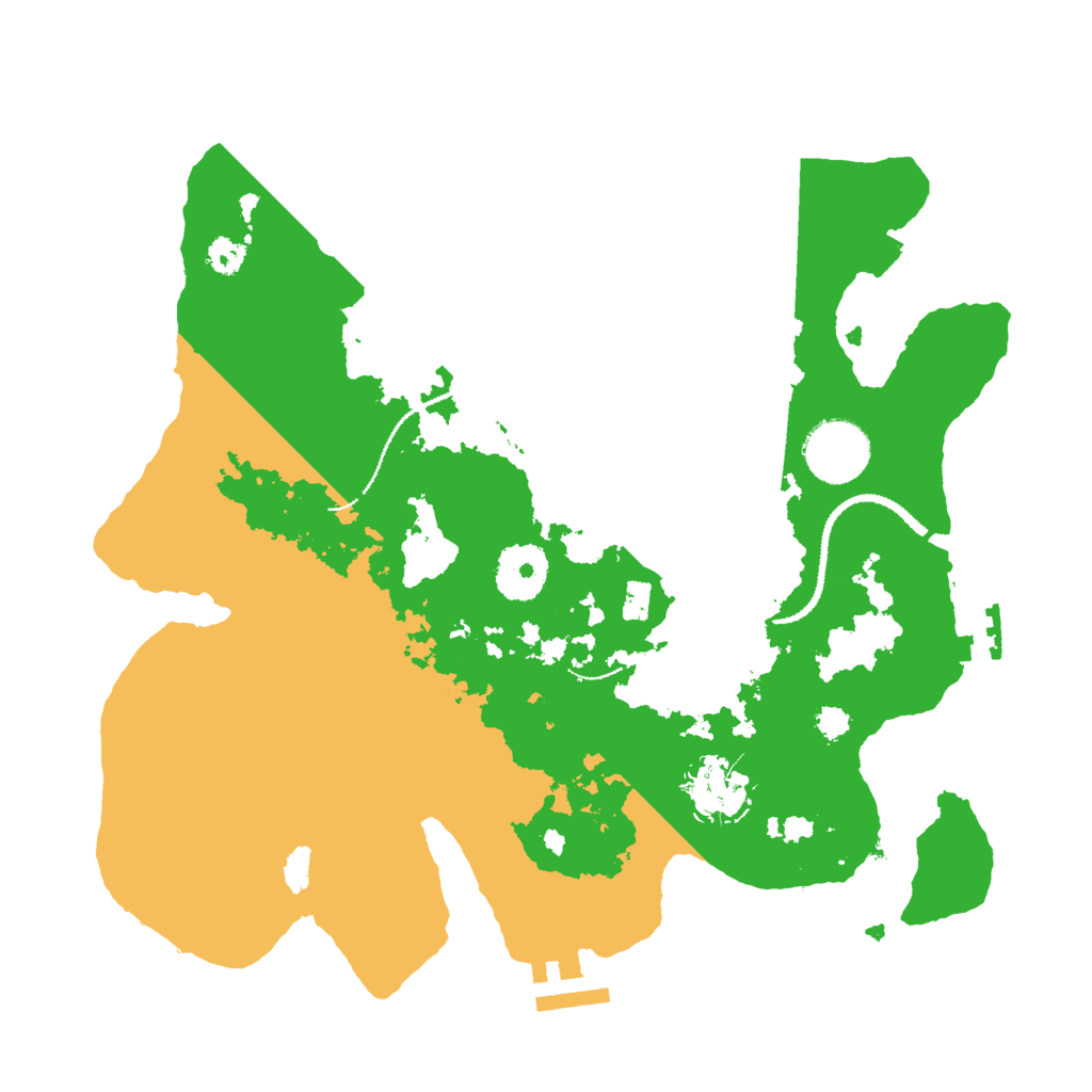 Biome Rust Map: Procedural Map, Size: 3000, Seed: 172049148