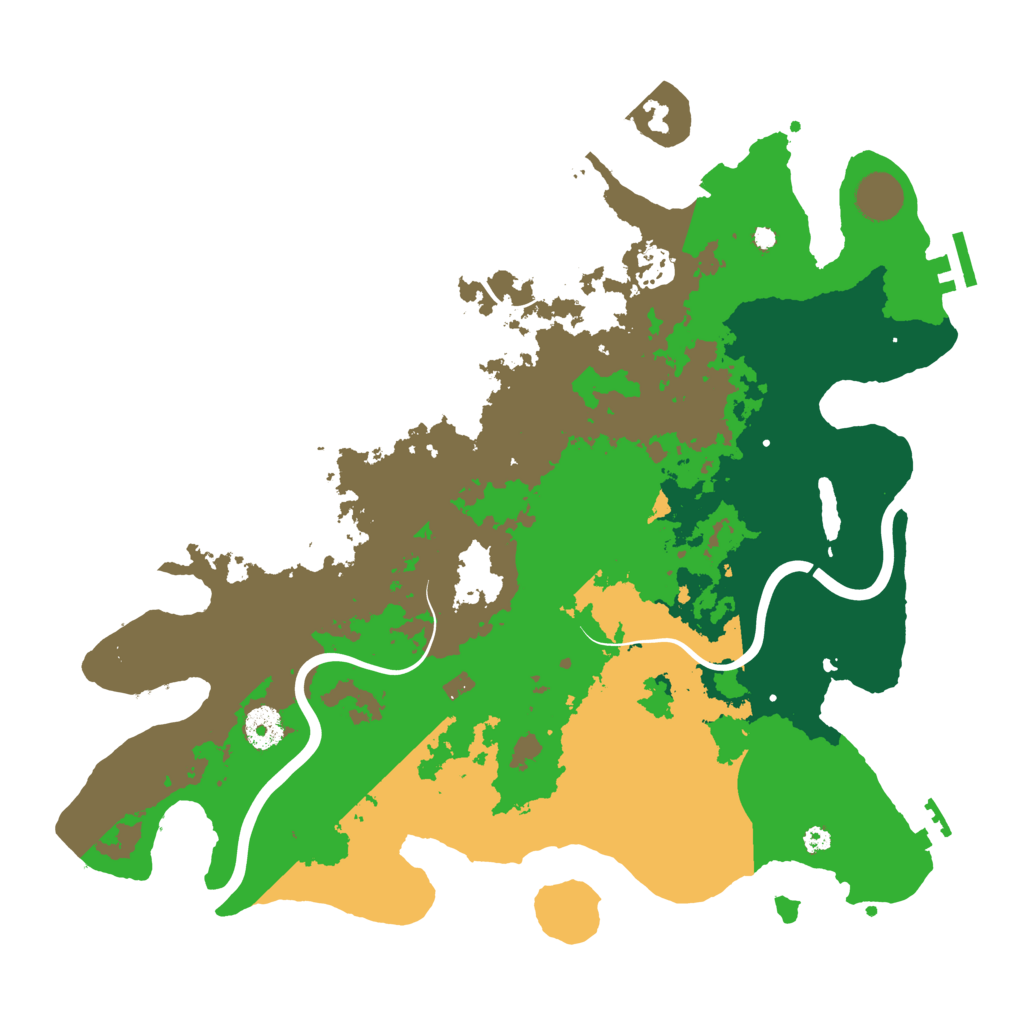 Biome Rust Map: Procedural Map, Size: 3750, Seed: 1884428921
