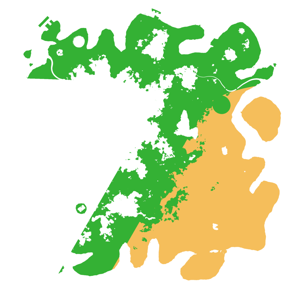 Biome Rust Map: Procedural Map, Size: 4500, Seed: 453965272