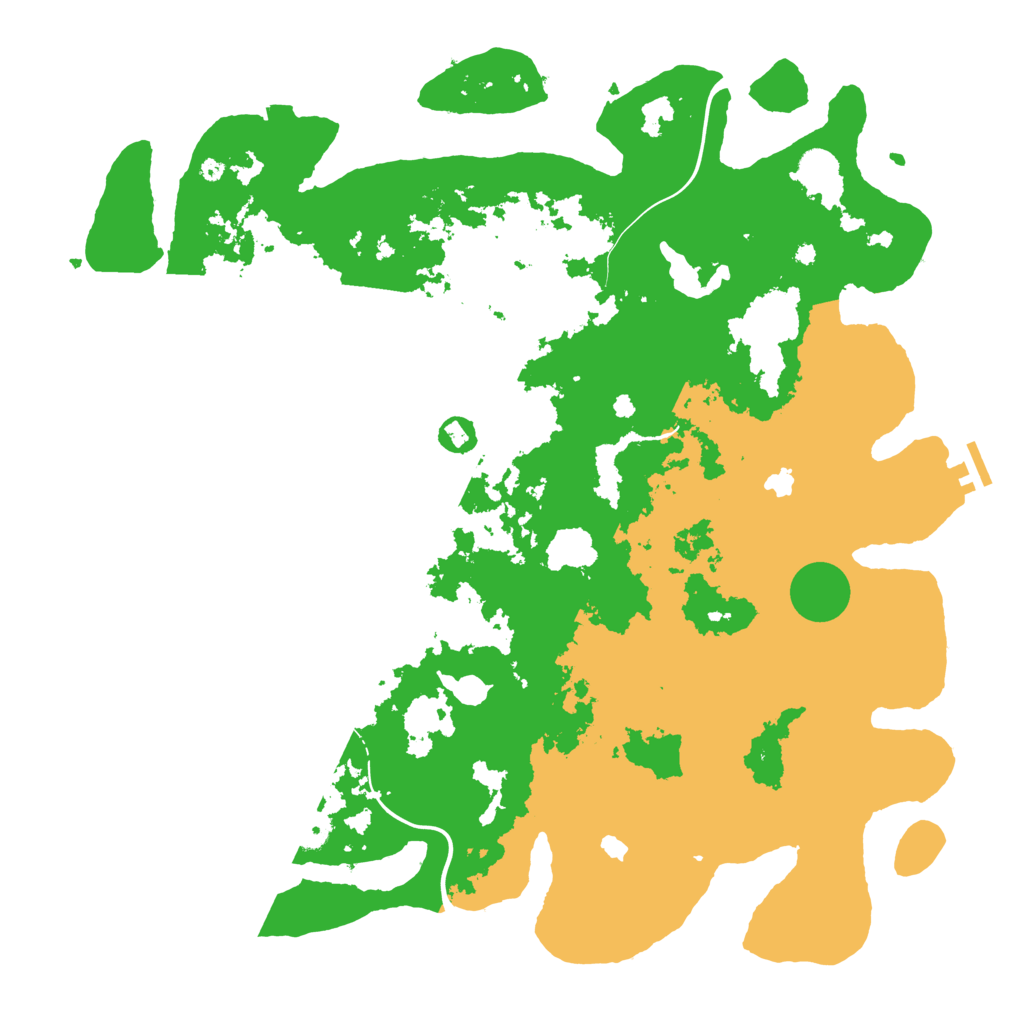 Biome Rust Map: Procedural Map, Size: 4500, Seed: 1999215912