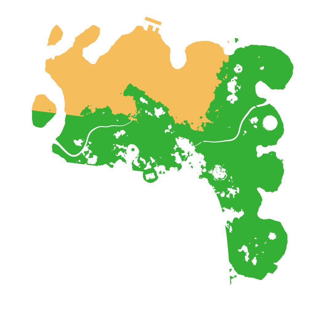 Biome Rust Map: Procedural Map, Size: 3750, Seed: 2074340648