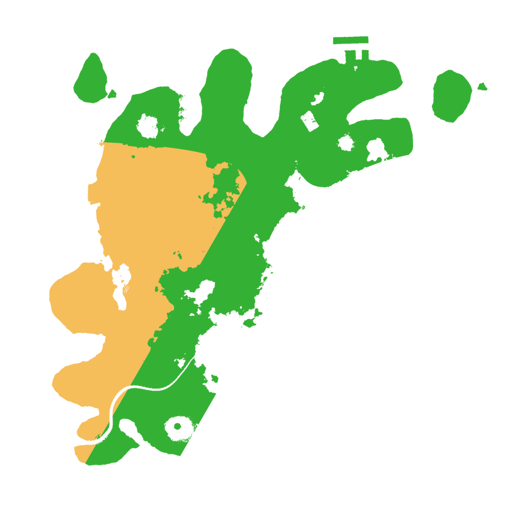 Biome Rust Map: Procedural Map, Size: 3000, Seed: 456771334