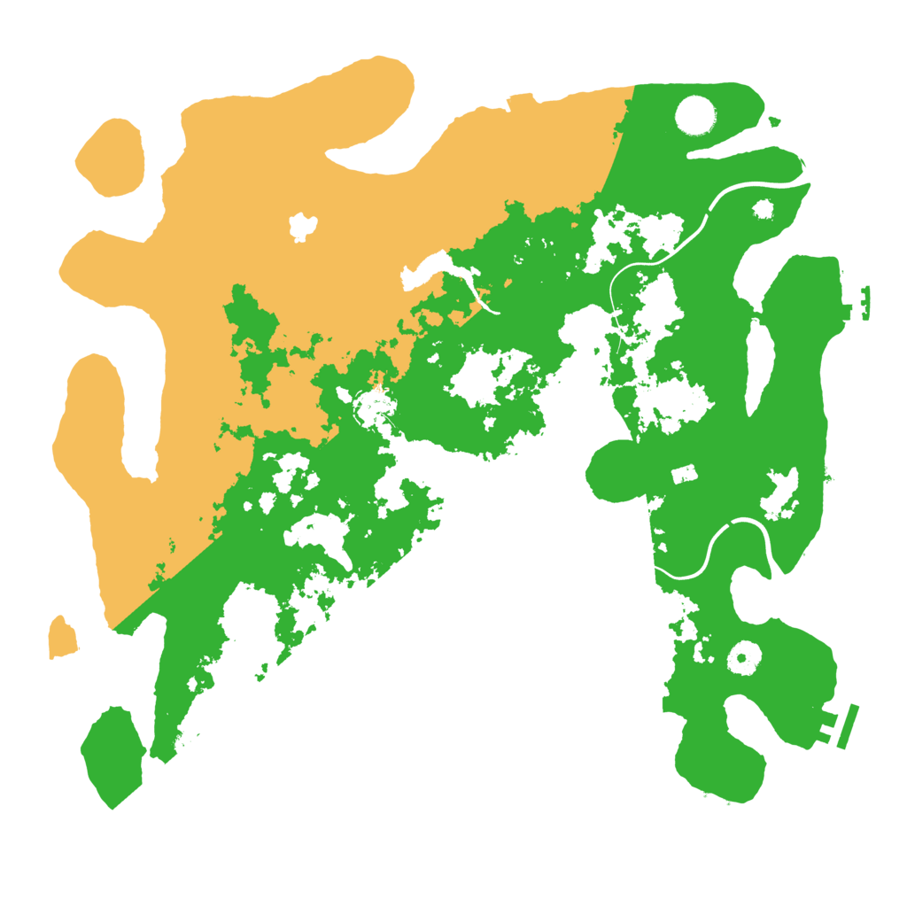 Biome Rust Map: Procedural Map, Size: 4000, Seed: 9852