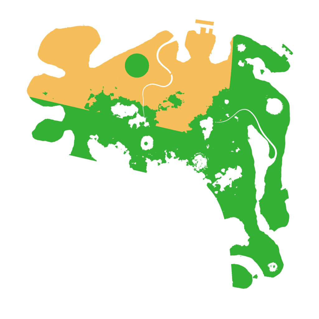 Biome Rust Map: Procedural Map, Size: 3500, Seed: 1123432132