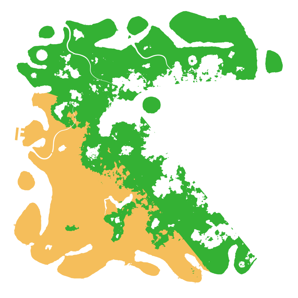 Biome Rust Map: Procedural Map, Size: 4750, Seed: 654374201