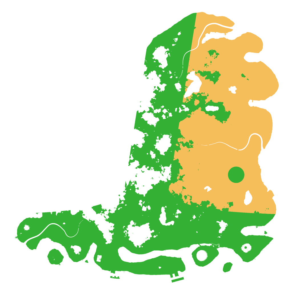 Biome Rust Map: Procedural Map, Size: 4725, Seed: 42022105