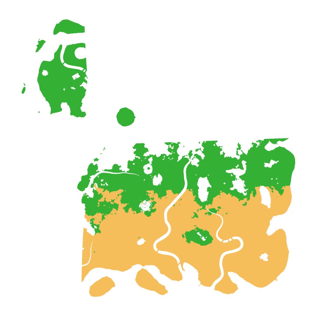 Biome Rust Map: Procedural Map, Size: 4800, Seed: 574266