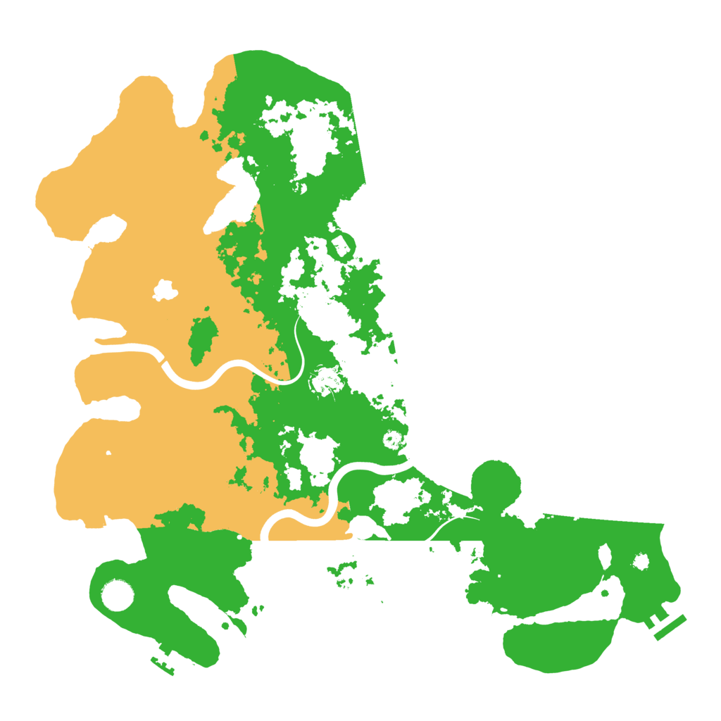 Biome Rust Map: Procedural Map, Size: 4000, Seed: 2077147892