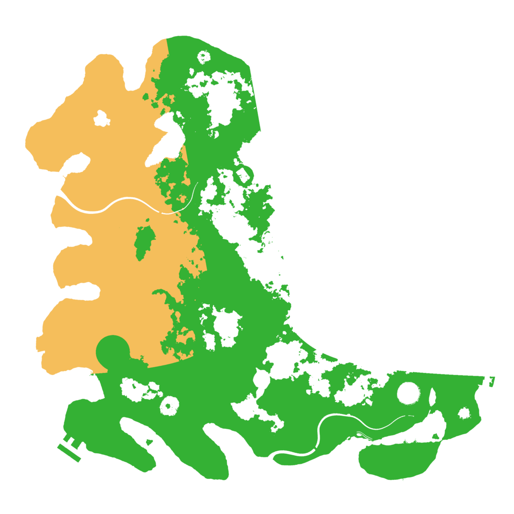 Biome Rust Map: Procedural Map, Size: 4000, Seed: 2077147892