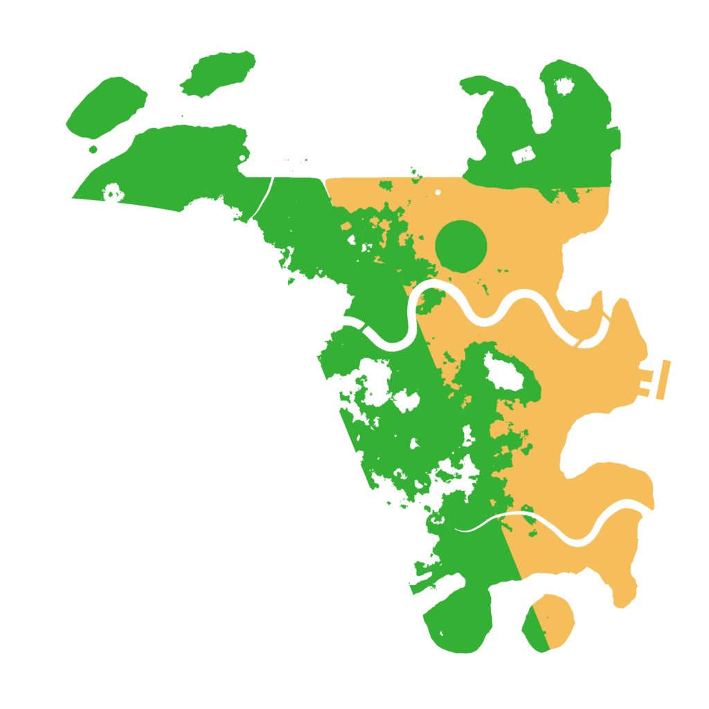 Biome Rust Map: Procedural Map, Size: 3600, Seed: 616810616