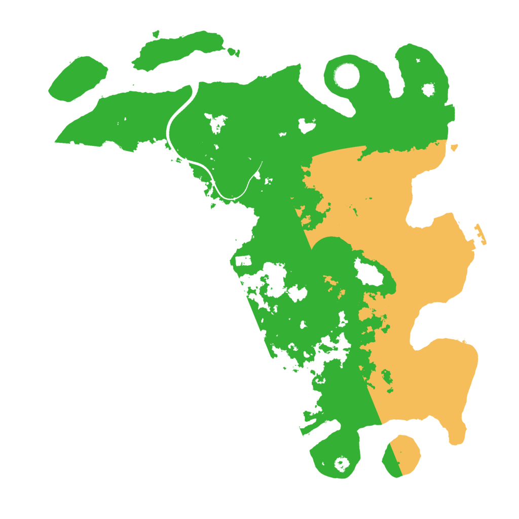 Biome Rust Map: Procedural Map, Size: 3600, Seed: 616810616