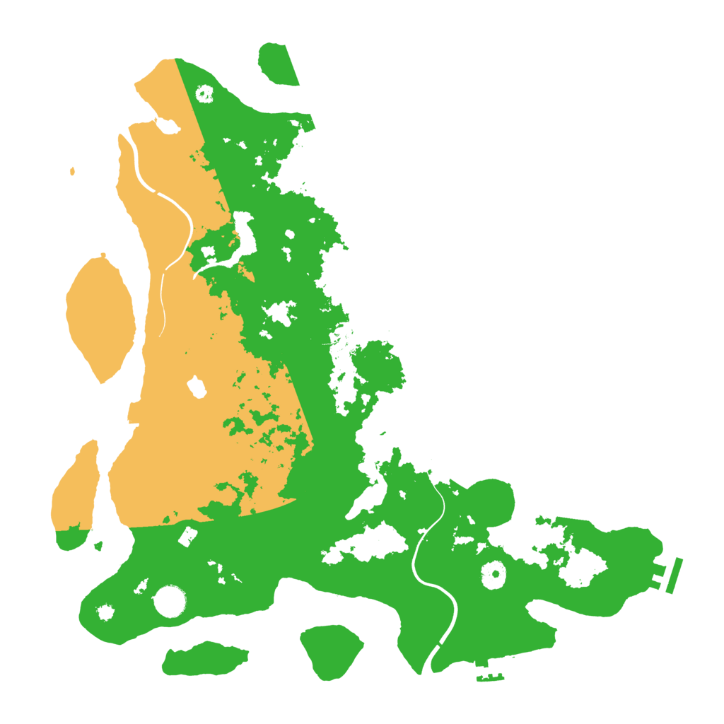 Biome Rust Map: Procedural Map, Size: 4000, Seed: 4369