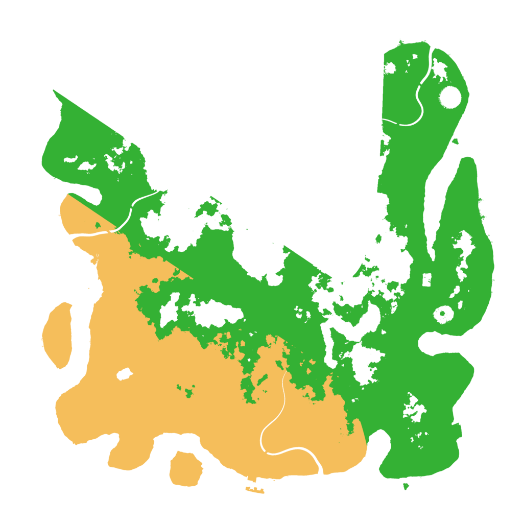 Biome Rust Map: Procedural Map, Size: 4200, Seed: 1867644325