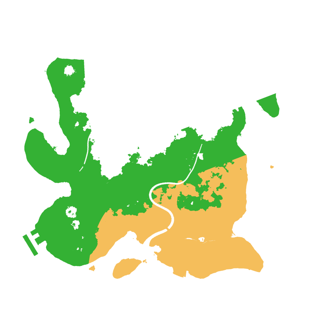 Biome Rust Map: Procedural Map, Size: 2750, Seed: 11311