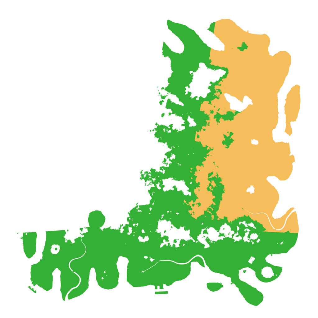 Biome Rust Map: Procedural Map, Size: 5000, Seed: 234768