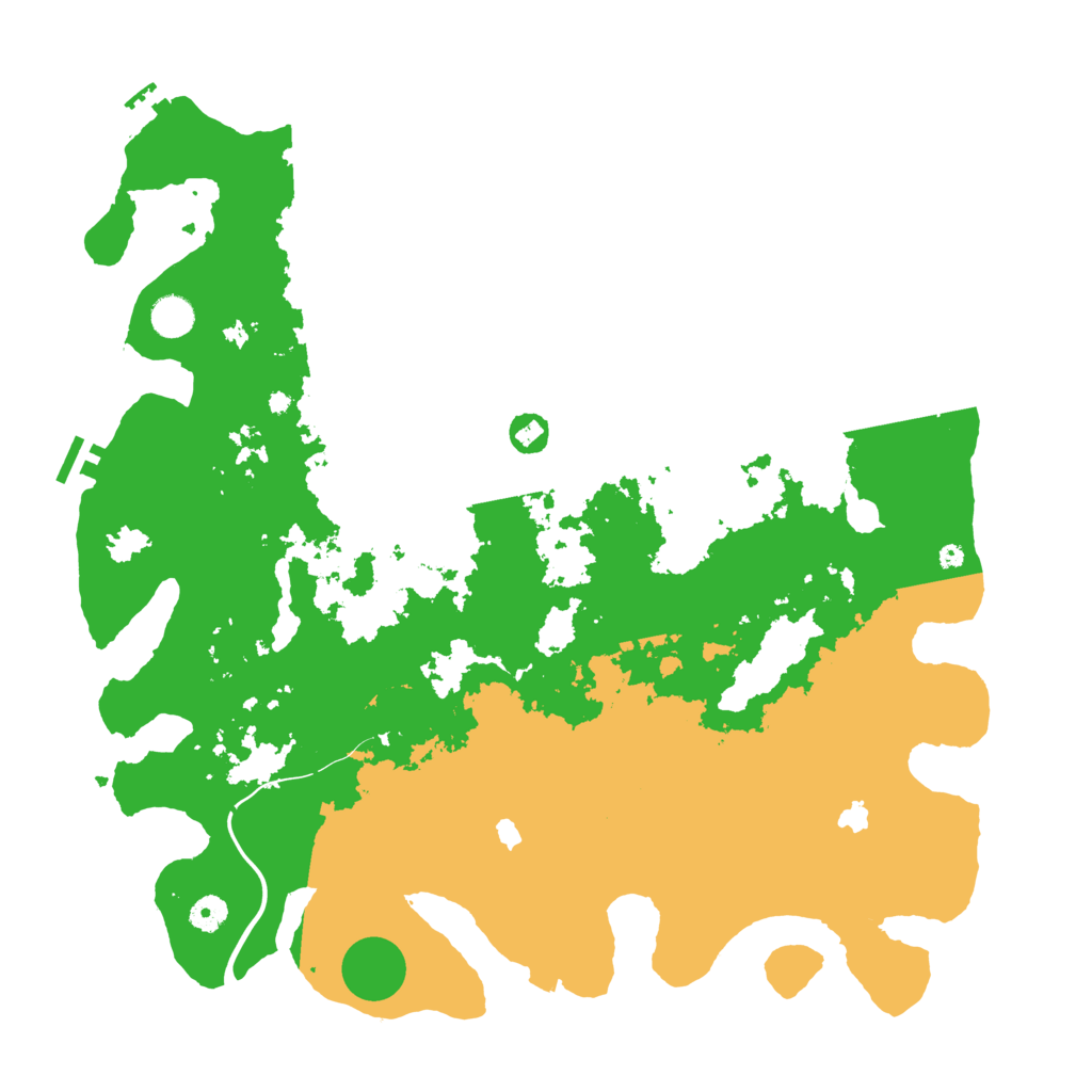 Biome Rust Map: Procedural Map, Size: 4500, Seed: 1591472836