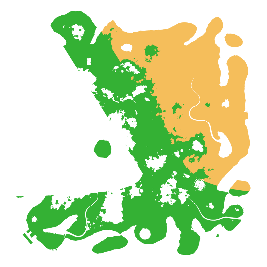 Biome Rust Map: Procedural Map, Size: 4250, Seed: 501568983