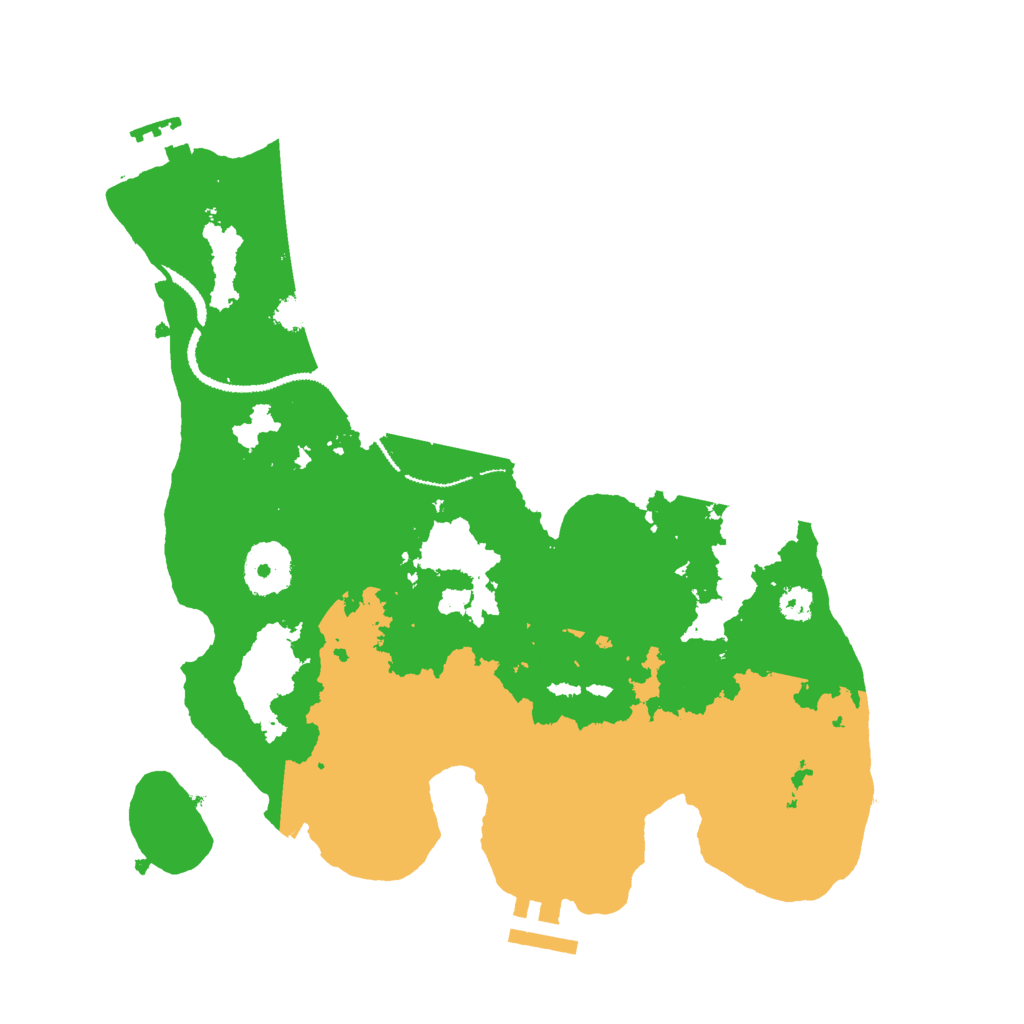 Biome Rust Map: Procedural Map, Size: 3000, Seed: 80084