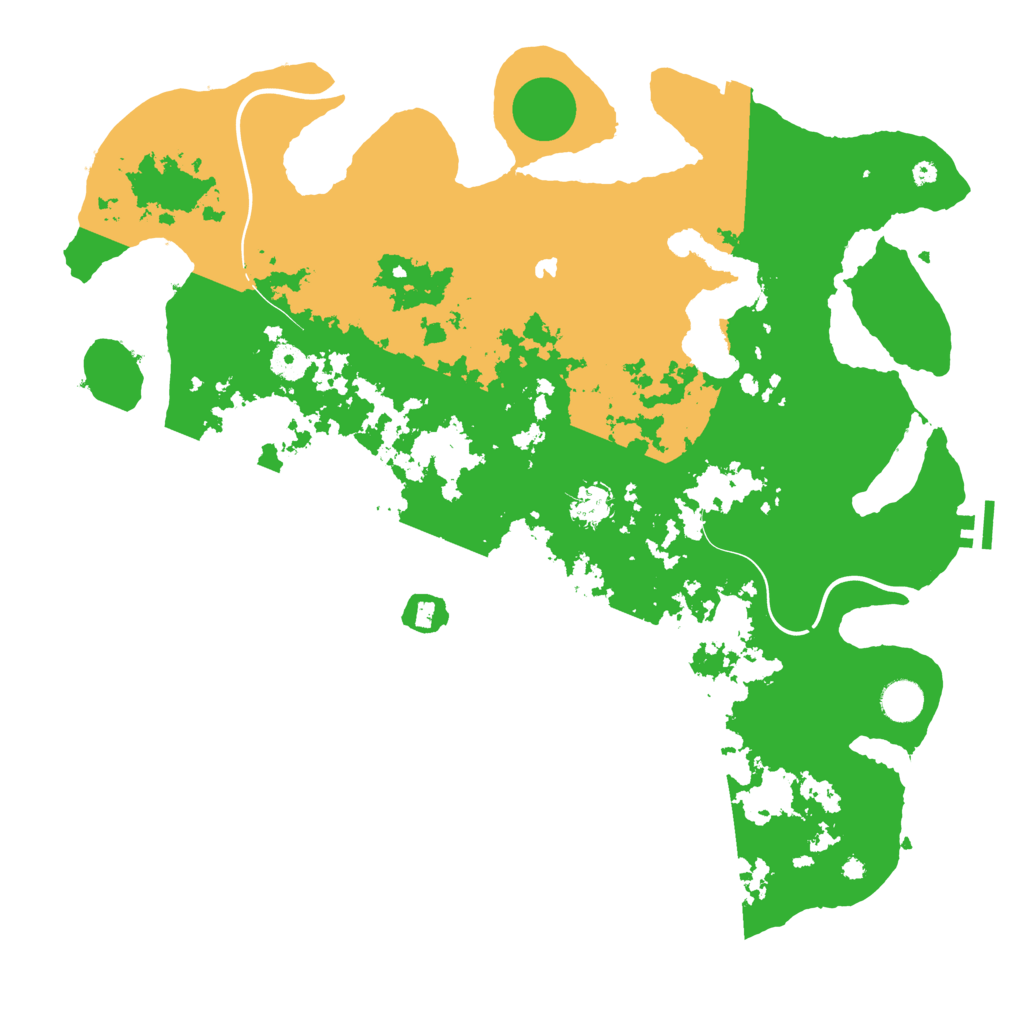 Biome Rust Map: Procedural Map, Size: 4250, Seed: 1139691434