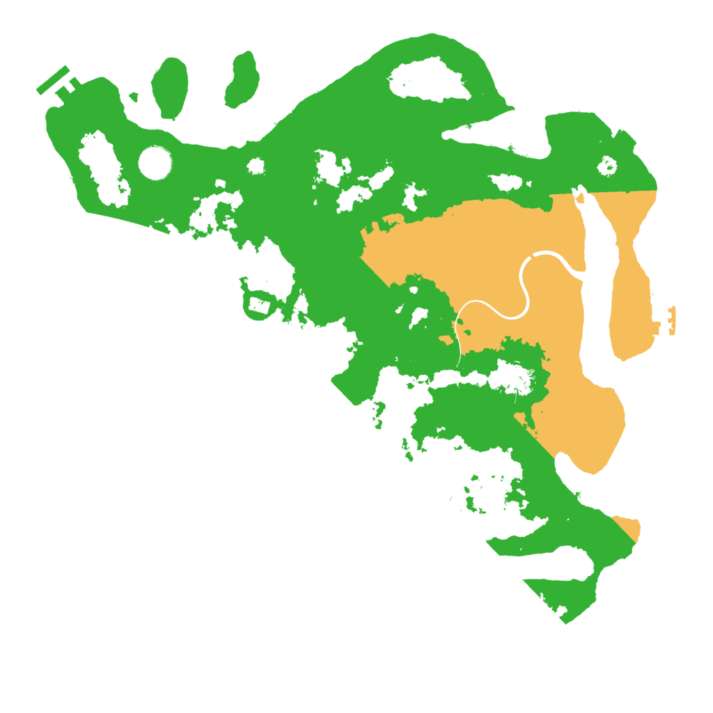 Biome Rust Map: Procedural Map, Size: 3750, Seed: 1381716261