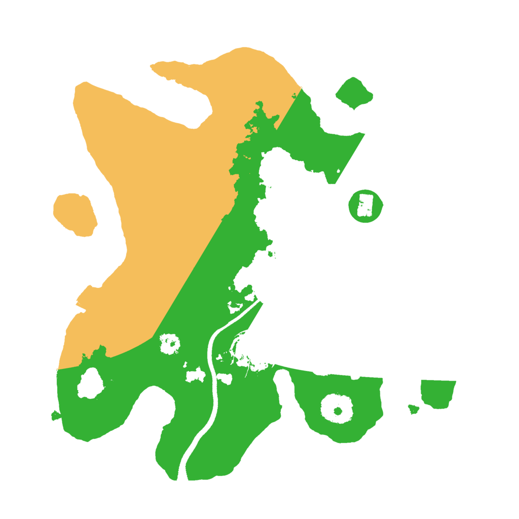 Biome Rust Map: Procedural Map, Size: 2500, Seed: 919662254