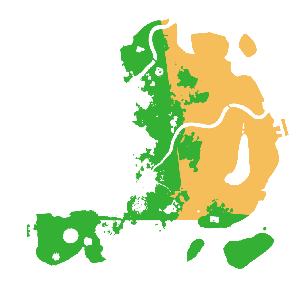 Biome Rust Map: Procedural Map, Size: 3500, Seed: 1719476874