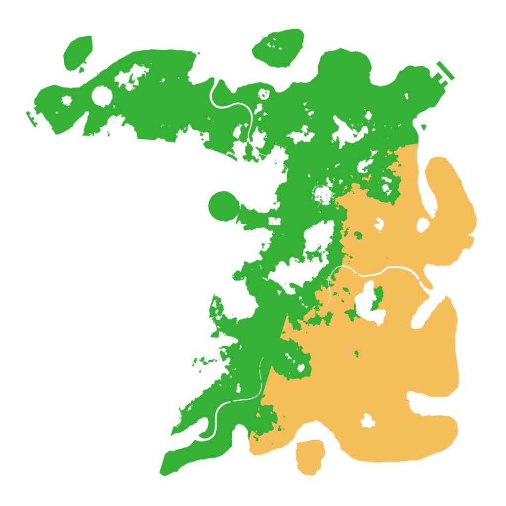 Biome Rust Map: Procedural Map, Size: 4500, Seed: 938913522