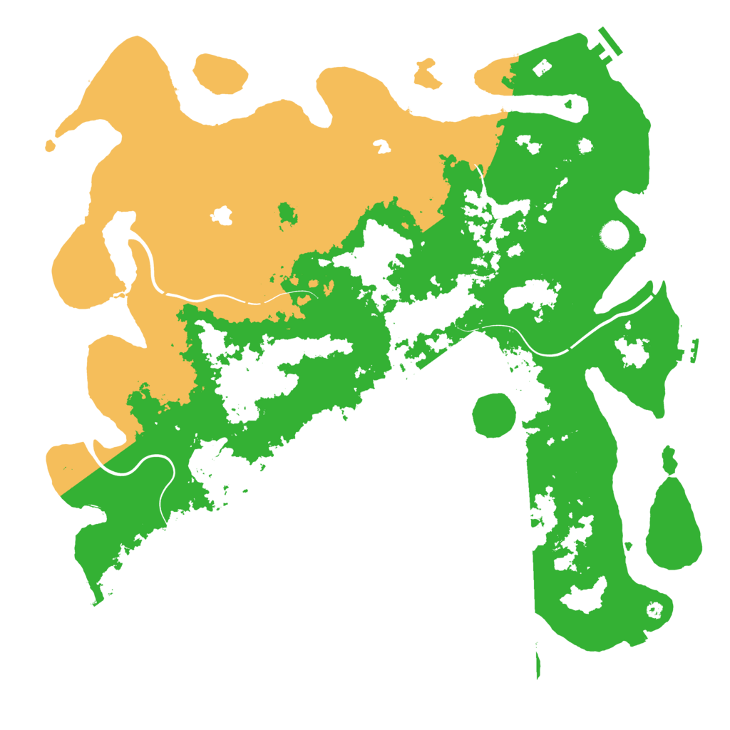 Biome Rust Map: Procedural Map, Size: 4500, Seed: 874232351