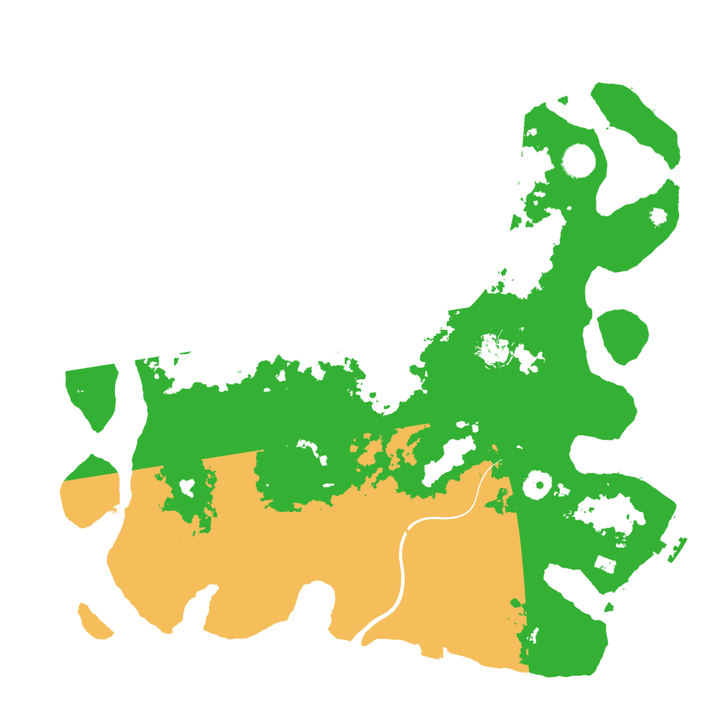 Biome Rust Map: Procedural Map, Size: 3800, Seed: 1459323