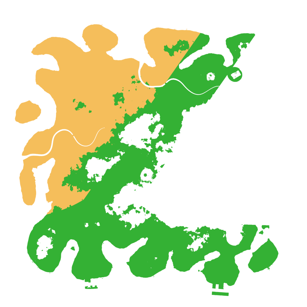 Biome Rust Map: Procedural Map, Size: 3700, Seed: 202322864