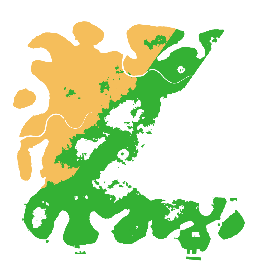 Biome Rust Map: Procedural Map, Size: 3700, Seed: 202322864
