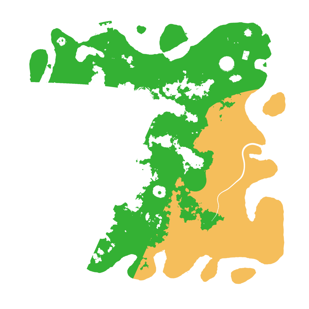 Biome Rust Map: Procedural Map, Size: 3650, Seed: 4180534