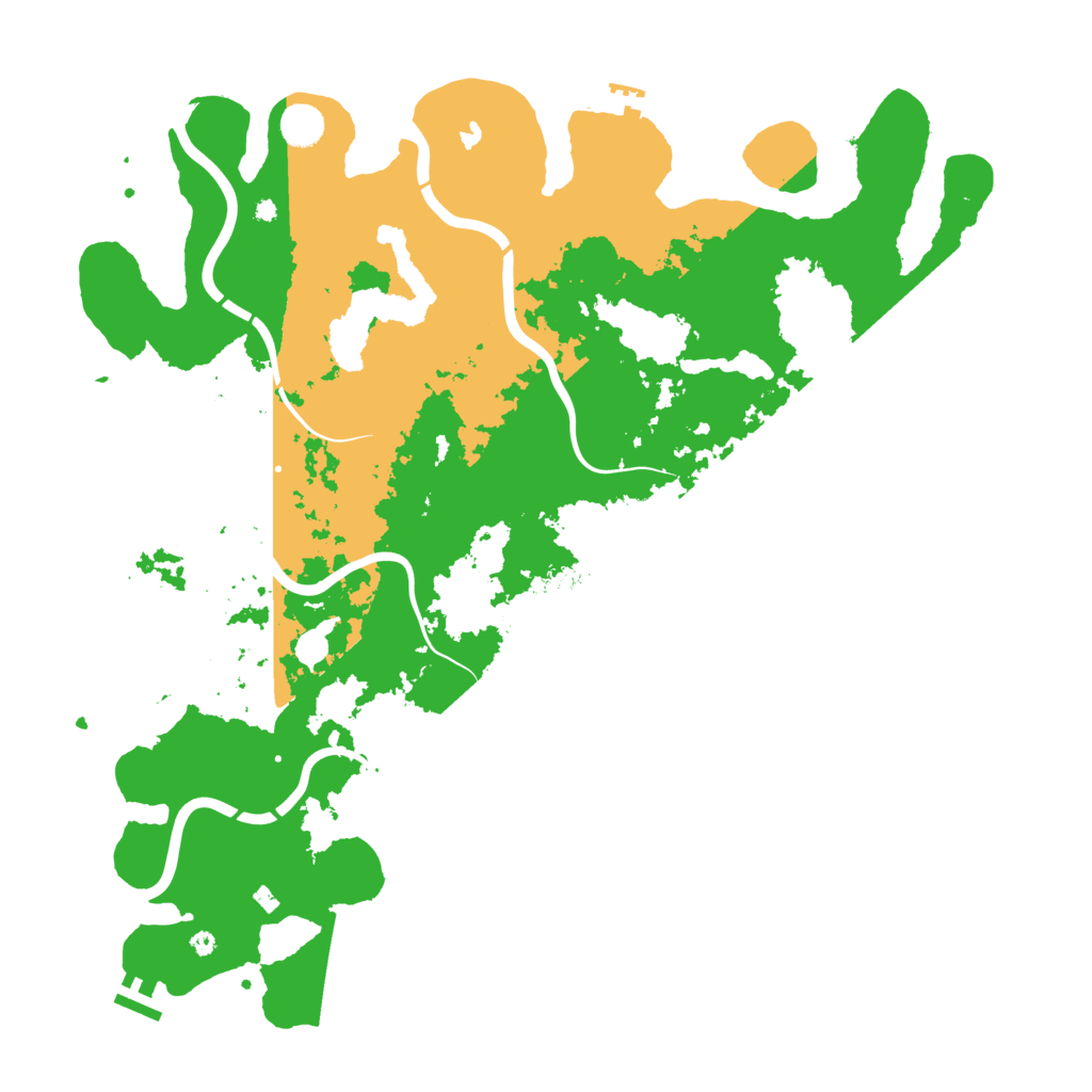 Biome Rust Map: Procedural Map, Size: 4500, Seed: 216934525