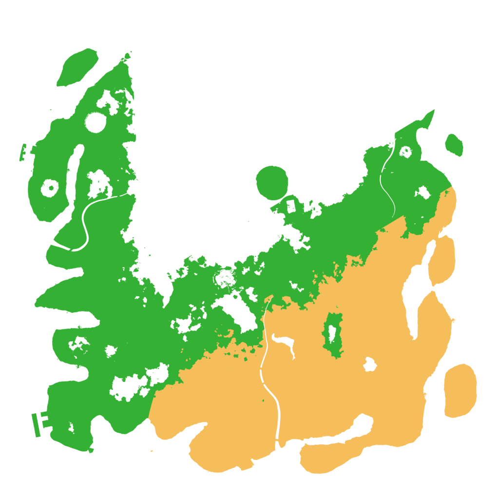 Biome Rust Map: Procedural Map, Size: 4250, Seed: 45236774