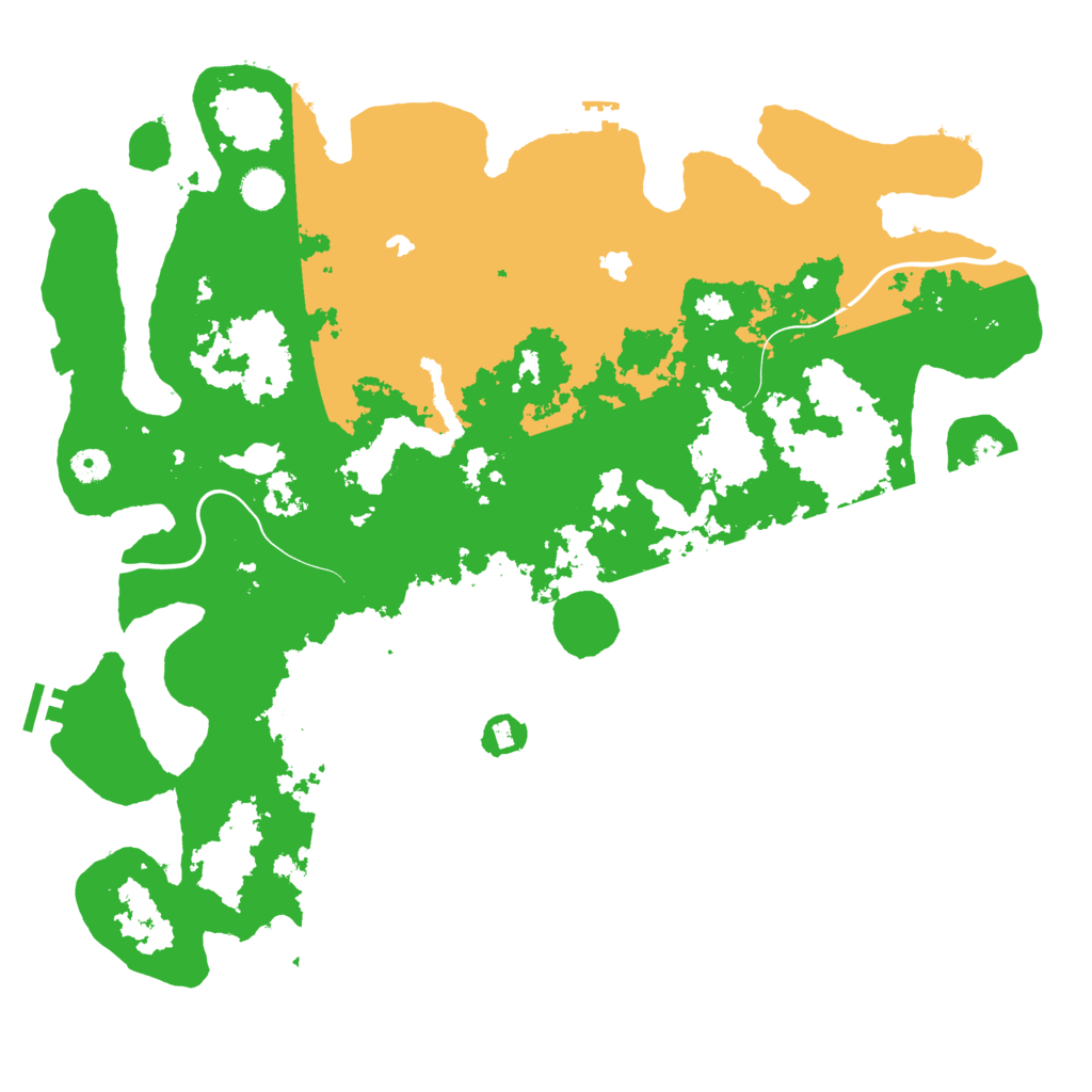 Biome Rust Map: Procedural Map, Size: 4500, Seed: 1090382968