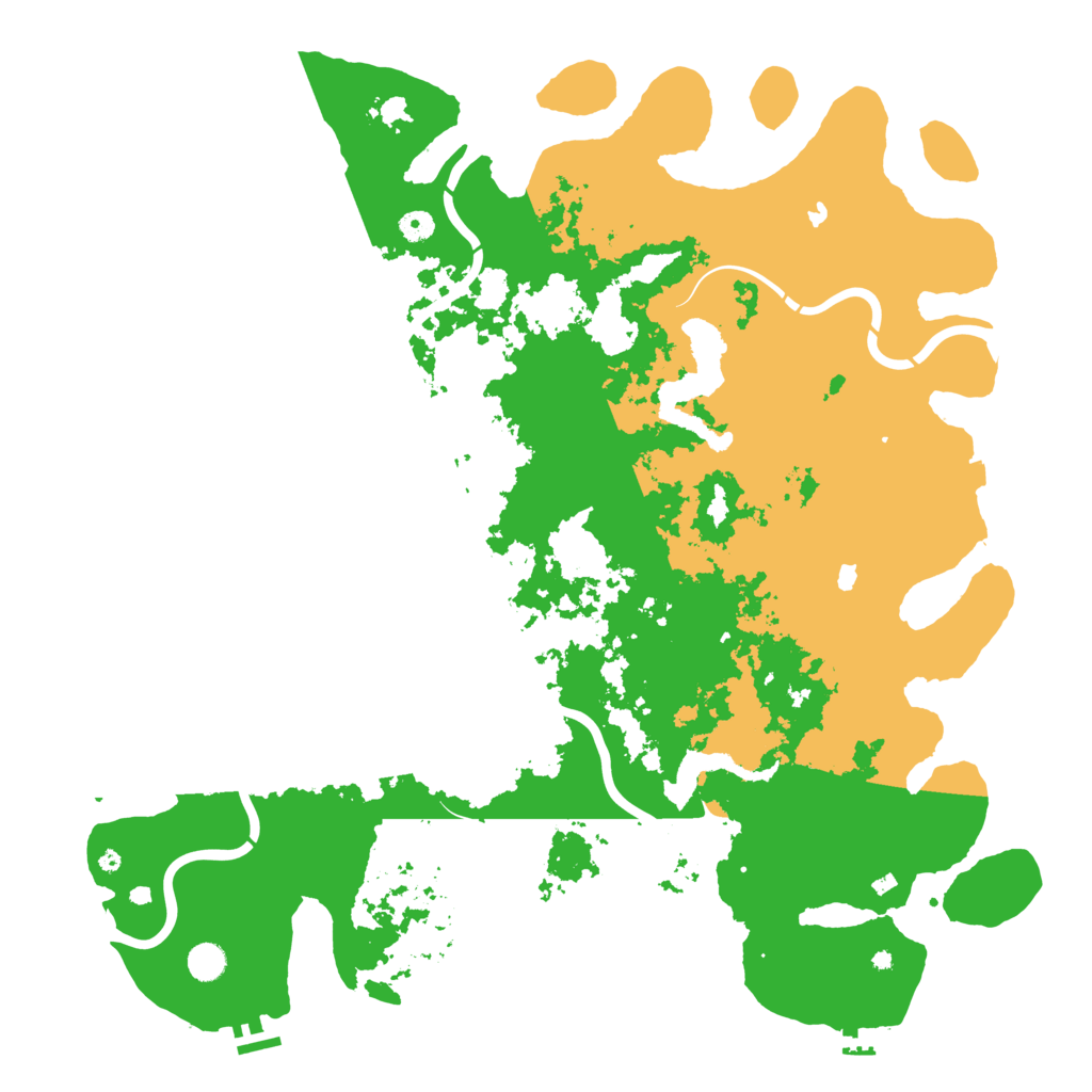 Biome Rust Map: Procedural Map, Size: 5000, Seed: 50030