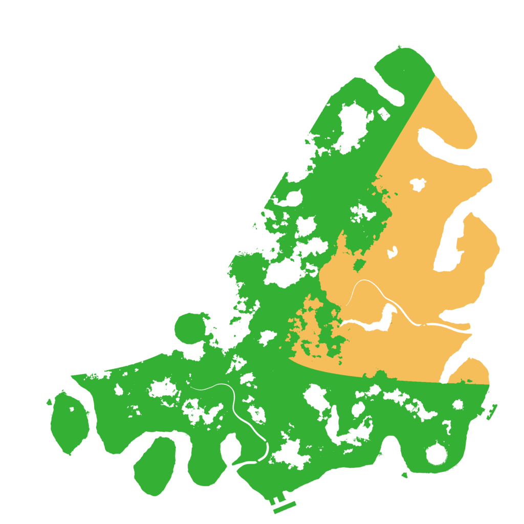 Biome Rust Map: Procedural Map, Size: 4510, Seed: 627