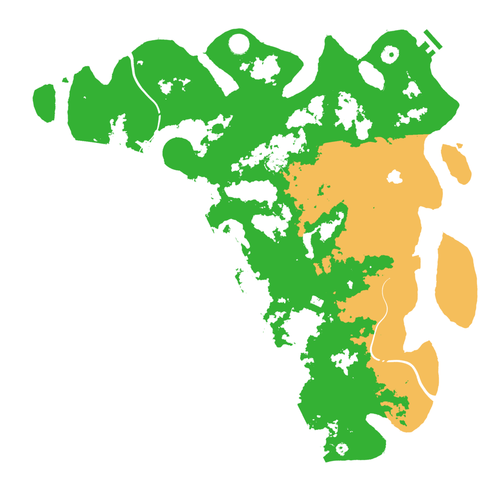 Biome Rust Map: Procedural Map, Size: 4250, Seed: 1986319197