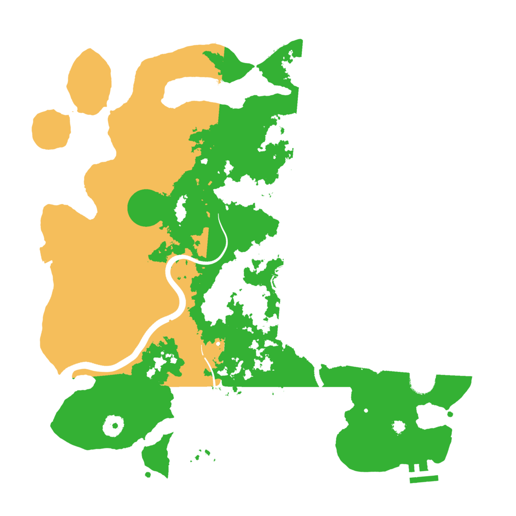 Biome Rust Map: Procedural Map, Size: 3650, Seed: 34593603